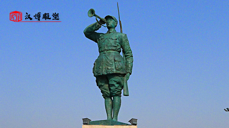 军队人物雕塑_大型雕像_雕像订制_士兵雕像_广场雕像