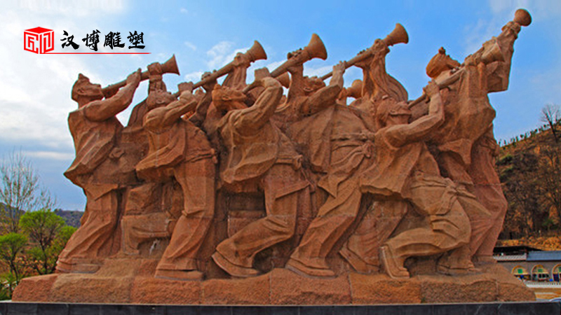 地域文化背景下的当代城市雕塑；陕北民俗文化主题雕塑展示欣赏