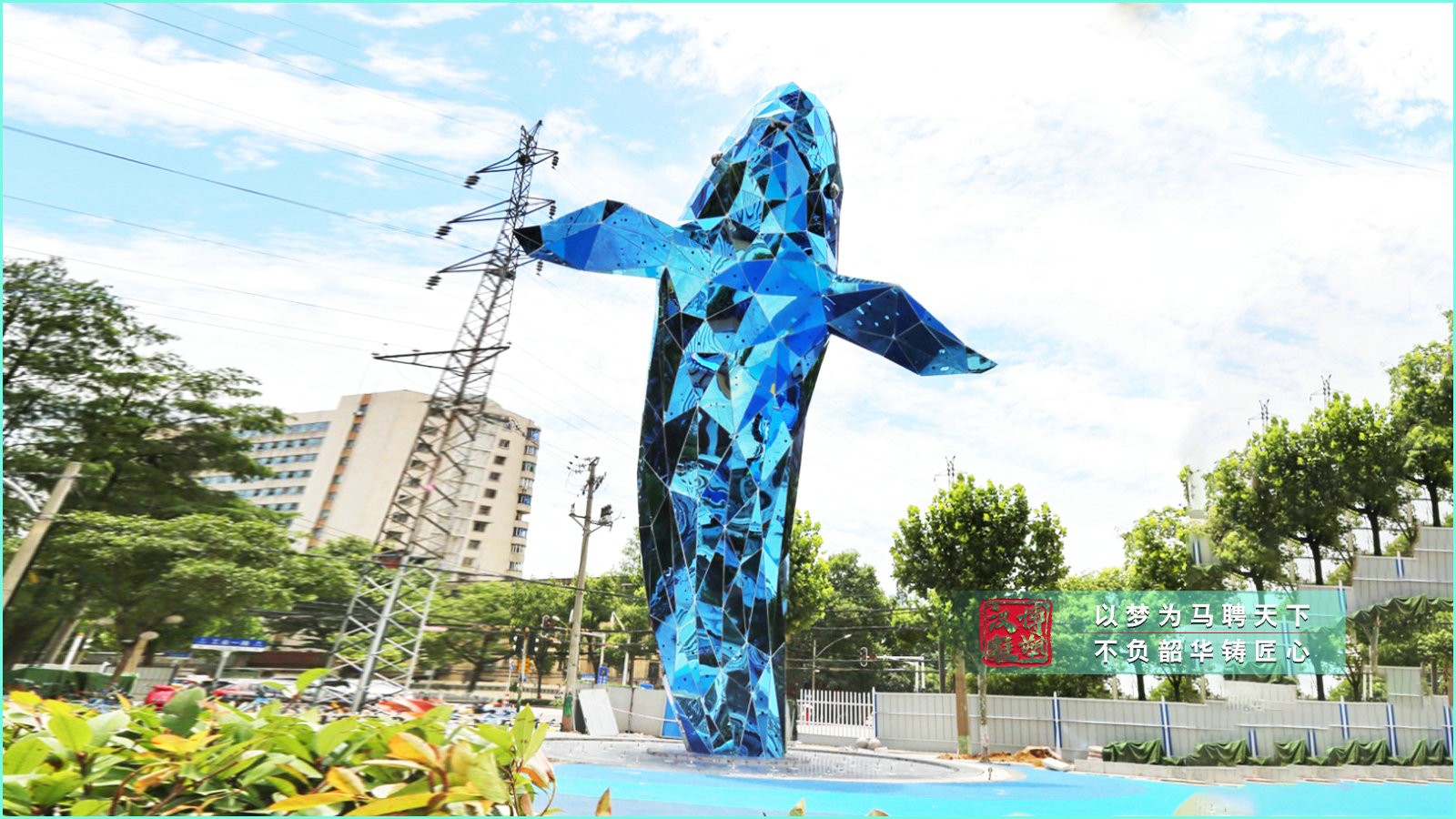 大型鲸鱼雕塑定制,不锈钢跳跃鲸鱼雕塑,园林景观雕塑定制
