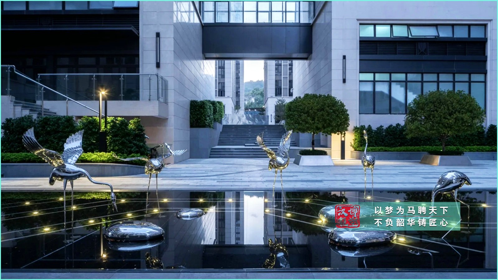 镜面雕塑制作,动物雕塑定制,专业加工厂家