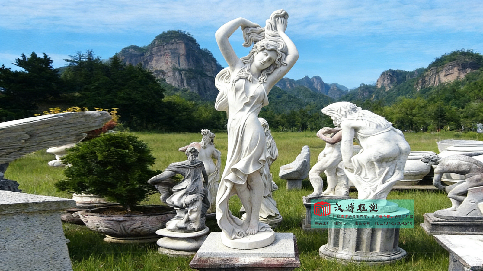 汉博雕塑—雕塑定制来找我：西方景区园林景观石雕雕塑加工厂