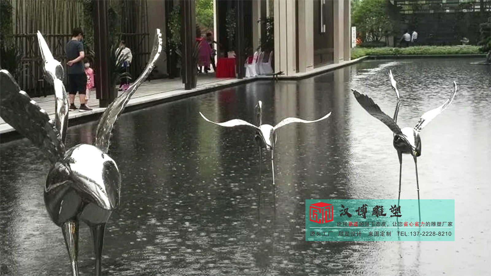 镜面天鹅雕像,不锈钢雕塑制作,金属雕塑厂家